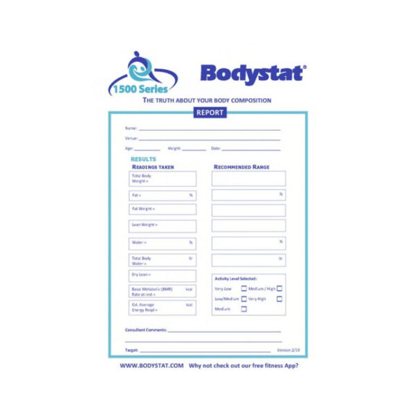 Bodystat Report Pad