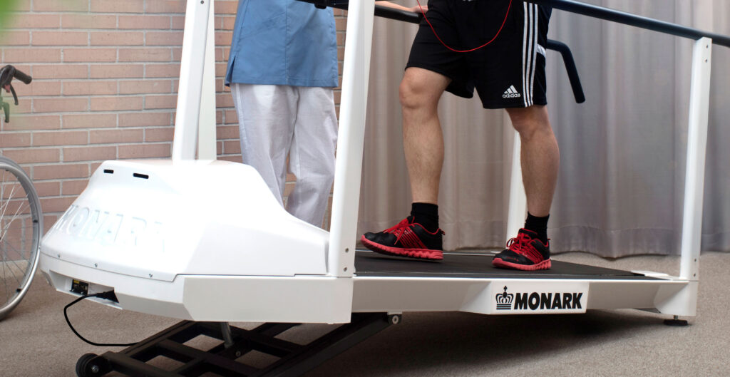 Monark - Wheelchair accessible treadmill