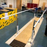 photo 3 of installation of Parawalk at hospital